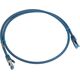 InLine Patch kabel sieciowy Cat.6A, S/FTP (PiMf), 500MHz, niebieski, 1m (76811B)