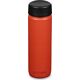 Klean Kanteen Kanteen Wide (mit Wide Loop Cap), 800ml/27oz, Tiger Lily