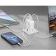Ładowarka 4smarts 4smarts Ladegerät GaN Flex 65W 2 USB-C+1 USB-A, weiß