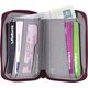 Lifeventure RFID Bi Fold Wallet, Recycled, Plum