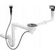 Syfon Hansgrohe Siphon with bottom valve and overflow set D16-11 Hansgrohe 43937000