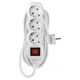 Emos Emos Ilgiklis 3 lizdų 5.0m su įžeminimu, su jungikliu (baltas) 1.5mm²