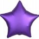 AMSCAN Balon foliowy Lustre fioletowy gwiazda 48cm