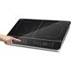 Caso Caso | Hob | Touch 3500 | Induction | Number of burners/cooking zones 2 | Touch control | Timer | Juodas | Ekranas