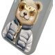Nimmy iPhone 15 Pro Max 6.7" case gray/grey Cool&Cute 2.0 Bear