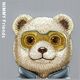Nimmy iPhone 15 Pro Max 6.7" case gray/grey Cool&Cute 2.0 Bear