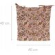 Home Styling Collection Μαξιλάρι καρέκλας με κόμπους, floral σχέδιο, 100% βαμβάκι, 40 x 40 cm 14127044 5902973446005