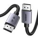 DisplayPort 1.4 cable 1m 8K 60Hz 32.4Gbps UGREEN DP120 black 6941876229031