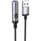 HOCO Adapter Zapalniczki Na Złącze USB A UA30 0,3 M Czarny