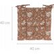 Home Styling Collection Μαξιλάρι καρέκλας με κόμπους, floral σχέδιο, 100% βαμβάκι, 40 x 40 cm 14127043 5902973445992