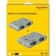 Adapter USB Delock USB - RS-232 x4 Srebrny  (87414)