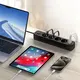 Tech-Protect PCL4X3 Power Socket Long 2xUSB-A, USB-C, 4xAC 200cm Black
