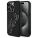Karl Lagerfeld KLHCP15X3DRKSDLK Apple iPhone 15 Pro Max hardcase 3D Rubber Signature black