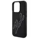 Karl Lagerfeld KLHCP15L3DRKSDLK Apple iPhone 15 Pro hardcase 3D Rubber Signature black