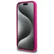 Karl Lagerfeld KLHMP15LSKHPPLF Apple iPhone 15 Pro hardcase Silicone Karl Head Print MagSafe fuschia
