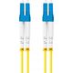 Lanberg Patchcord światłowodowy Lanberg SM LC/UPC-LC/UPC DUPLEX 3.0MM LSZH G657A1 0.5m żółty