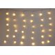 LAMPKI CHOINKOWE KURTYNA ŚWIETLNA ZEW/WEW 144 LED 120X120CM Z PILOTEM CIEPŁY BIAŁY