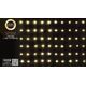 LAMPKI CHOINKOWE KURTYNA ŚWIETLNA ZEW/WEW 144 LED 120X120CM Z PILOTEM CIEPŁY BIAŁY
