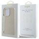 Original Case IPHONE 16 PRO MAX Guess Hardcase Grained Ring MagSafe beige 3666339304287