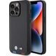 BMW BMW Leather Hot Stamp Tricolor - Etui iPhone 15 Pro Max (czarny)