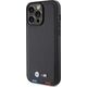 BMW BMW Leather Hot Stamp Tricolor - Etui iPhone 15 Pro Max (czarny)