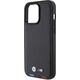 BMW BMW Leather Hot Stamp Tricolor - Etui iPhone 15 Pro Max (czarny)