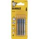 Dewalt Brzeszczoty do metalu typ T HSS 76x50mm 5szt. (DT2162-QZ)