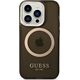 Guess Guess Gold Outline Translucent MagSafe - Etui iPhone 14 Pro (czarny)