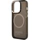 Guess Guess Gold Outline Translucent MagSafe - Etui iPhone 14 Pro (czarny)