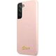 Guess Etui Guess GUHCS23SLSLMGPP do Samsung Galaxy S23 S911 różowy/pink hardcase Silicone Script Metal Logo