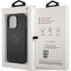 BMW Etui BMW BMHCP13LREELK iPhone 13 Pro / 13 6.1" czarny/black hardcase Leather Emboss