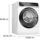 Pralko-suszarka Bosch Bosch | Washing Machine with Dryer | WNC254A0SN | Energy efficiency class D | Front loading | Washing capacity 10.5 kg | 1400 RPM | Depth 62 cm | Width 60 cm | Display | LED | Drying system | Drying capacity 6 kg | Steam function | W