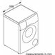 Pralko-suszarka Bosch Bosch | Washing Machine with Dryer | WNC254A0SN | Energy efficiency class D | Front loading | Washing capacity 10.5 kg | 1400 RPM | Depth 62 cm | Width 60 cm | Display | LED | Drying system | Drying capacity 6 kg | Steam function | W