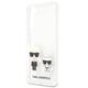 Original Case SAMSUNG GALAXY S21+ Karl Lagerfeld Hardcase Karl & Choupette (KLHCS21MCKTR) transparent 3666339003357