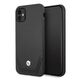 Original Case IPHONE 11 BMW Hardcase Leather Perforate (BMHCN61RSWPK) black 3666339011802