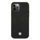 Original Case IPHONE 12 / 12 PRO BMW Hardcase Leather Perforate Sides (BMHCP12MRSCSK) black 3666339010997