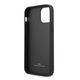 Original Case IPHONE 12 / 12 PRO BMW Hardcase Leather Perforate Sides (BMHCP12MRSCSK) black 3666339010997