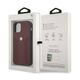 Original Case IPHONE 12 / 12 PRO BMW Hardcase Leather Curve Perforate (BMHCP12MRSPPR) red 3666339010874