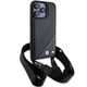 Original Case APPLE IPHONE 15 PRO MAX BMW Hardcase M Edition Carbon Stripe & Strap (BMHCP15X23PSCCK) black 3666339235444