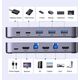 Przełącznik Ugreen Przełącznik KVM UGREEN CM664 switch 3xUSB-A,2xUSB-B,2xUSB-C,3xHDMI,micro USB czarny