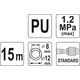 Yato Wąż pneumatyczny spiralny 8mm 15m (YT-24209)