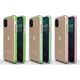 Hurtel Spring Case pokrowiec żelowe etui z kolorową ramką do iPhone 11 Pro ciemnoniebieski