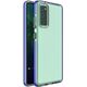 Hurtel Spring Case pokrowiec żelowe etui z kolorową ramką do Samsung Galaxy S21+ 5G (S21 Plus 5G) niebieski