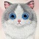 Nimmy iPhone 15 6.1" Case Pink Big Eyed Pet 2.0 Cat