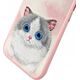 Nimmy iPhone 15 6.1" Case Pink Big Eyed Pet 2.0 Cat