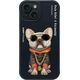 Nimmy iPhone 15 6.1" case black/black Glasses Cool Dog