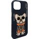Nimmy iPhone 15 6.1" case black/black Glasses Cool Dog