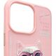 Nimmy iPhone 15 Pro Max 6.7" case pink Cool&Cute 2.0 Cat