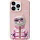 Nimmy iPhone 15 Pro Max 6.7" case pink Cool&Cute 2.0 Cat