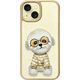 Nimmy iPhone 15 6.1" case khaki Glasses Cool Dog